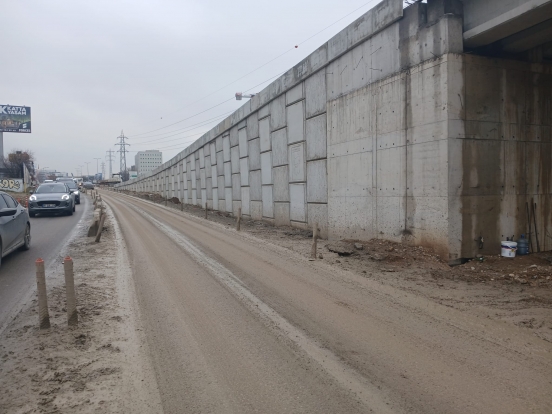 Ankara Bağdat Street Reinforced Earth Wall Manufacturing and Installation Works